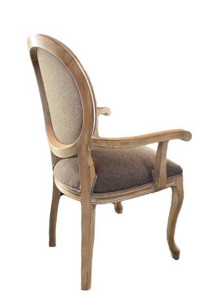 Madalyon Döşemeli Kolçaklı Ahşap Sandaye