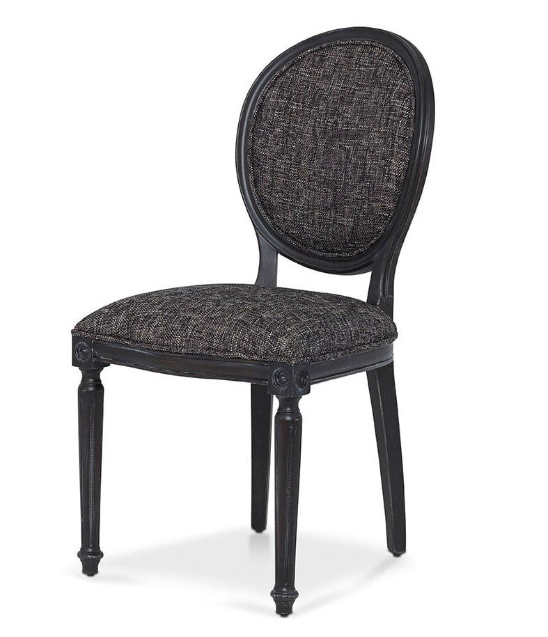 Madalyon Döşemeli  Ahşap Sandalye