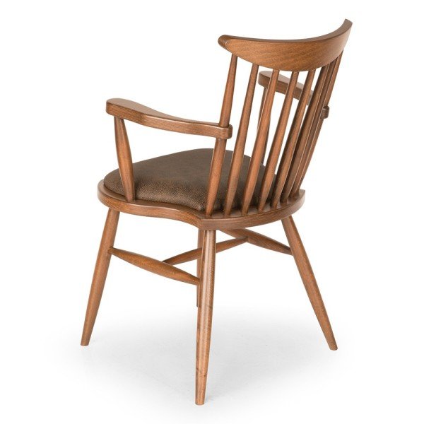 Acuz Ahşap Sandalye Kollu