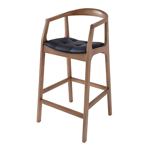 Shark Ahşap Bar Sandalyesi