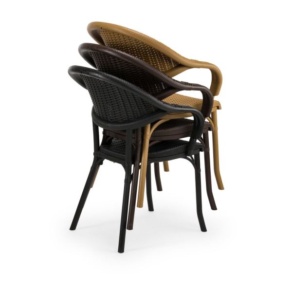 Flash R Plastik Rattan Sandalye