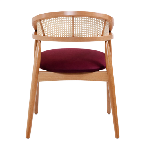 Maksim Hasırlı Ahşap Sandalye