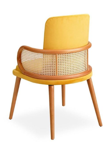 London Ahşap Hasırlı Sandalye