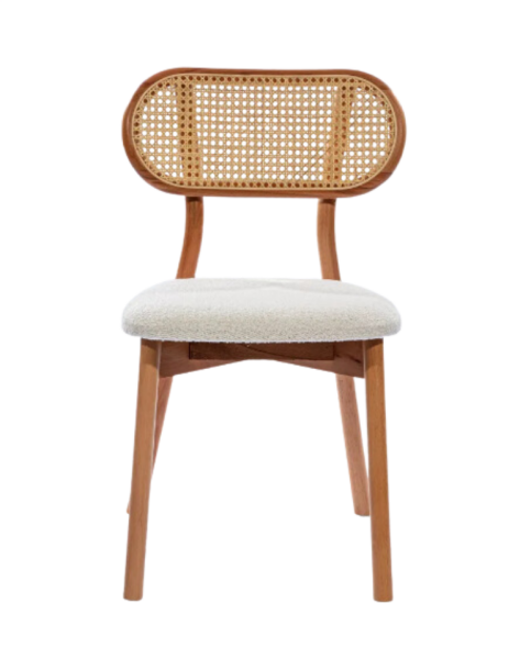 Paris Hasırlı Ahşap Sandalye