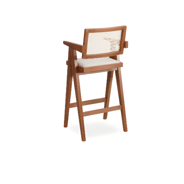 Luna Ahşap Bar Sandalye