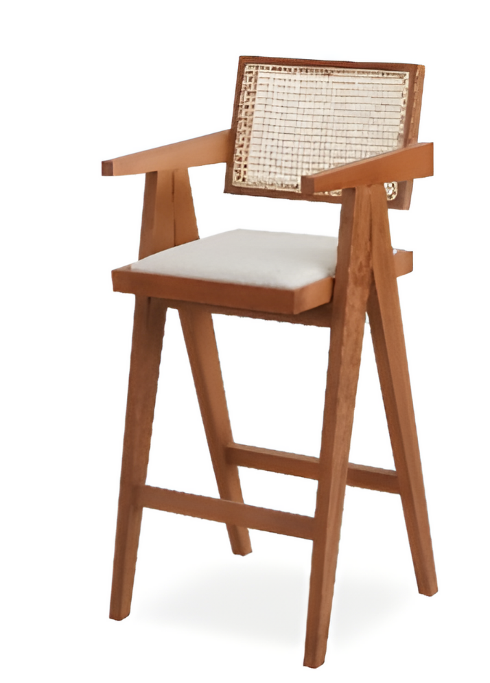 Luna Ahşap Bar Sandalye