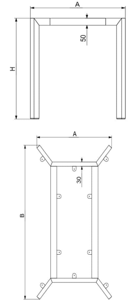 Okaliptus Masa Ayağı